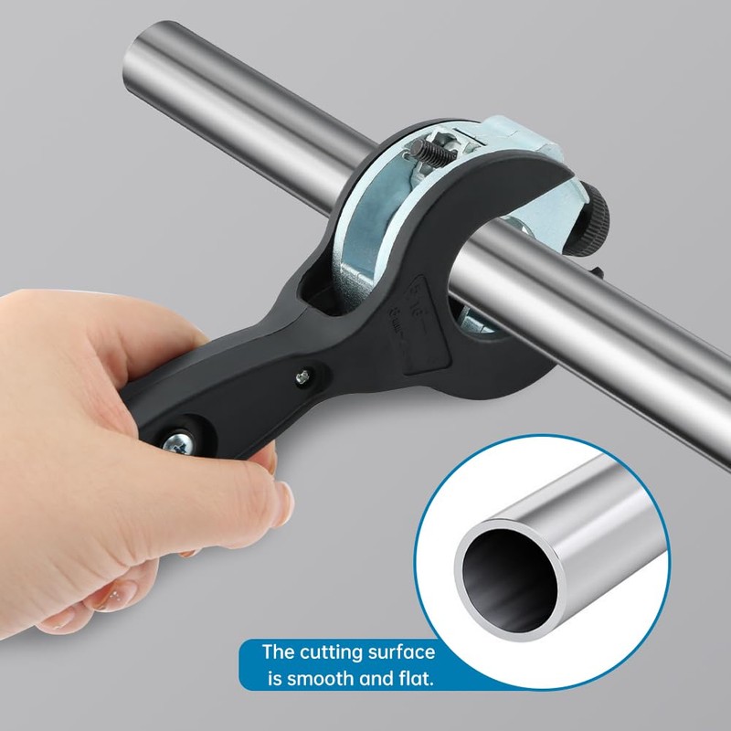 2‑In‑1 Ratcheting Tubing Cutter, Close‑Quarters Tube Cutter