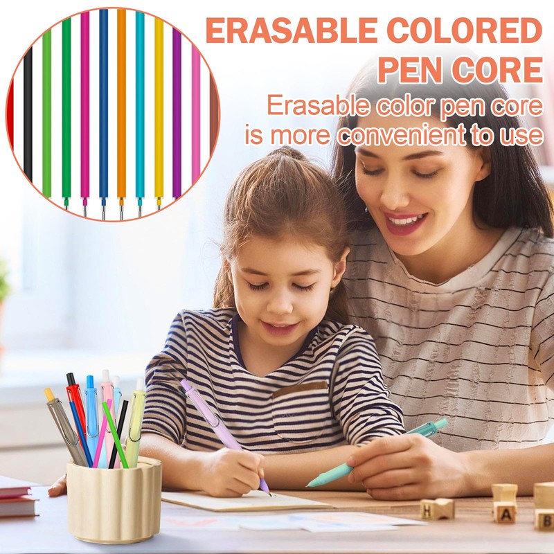 24 Refills, Erasable Refills, Erasable Colour Refills, Gel Pens, Erasable