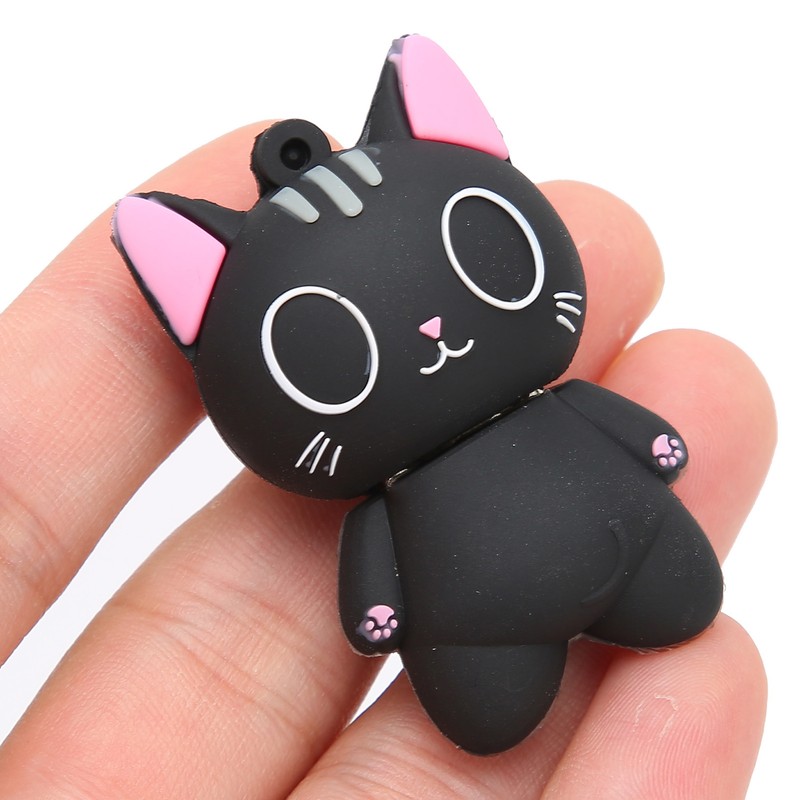Cartoon Cat Pattern USB Flash Drive Data Picture Music Movie