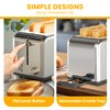 Simple Deluxe 2-Slice Toaster, Stainless Steel Toaster, 6 Browning Setting