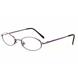 Calabria Metal Flex KIDS 1000 Oval Blue Light Blocking Reading Glasses +1.25 Purple Girls