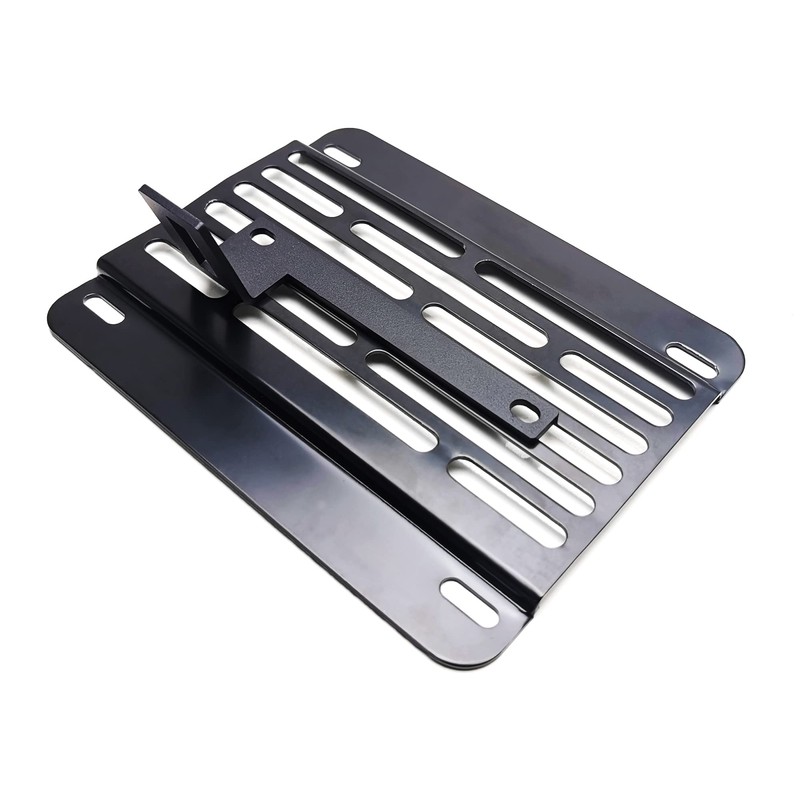 iJDMTOY No Drill Required Modular Steel Bumper Mount License Plate