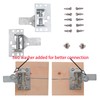 Garage Door Lock Kit with Spring Latch （Including All Hardware）