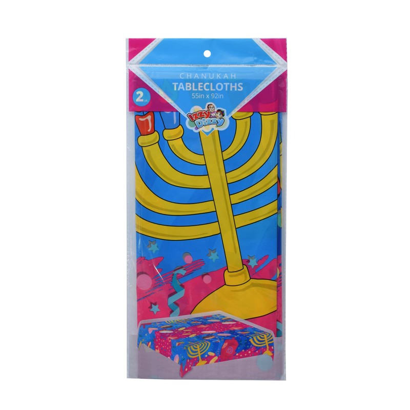 Izzy 'n' Dizzy Hanukkah Tablecloth - Hanukkah Paper Goods -