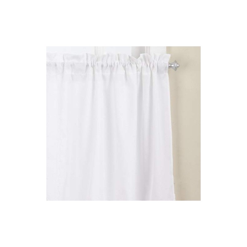 Lorraine Home Fashions Candlewick Tier Curtain Pair, 60 by 24-Inch,