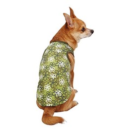 East Side Collection Cotton Carolina Dog Tank Top, Small, 12-Inch, Green