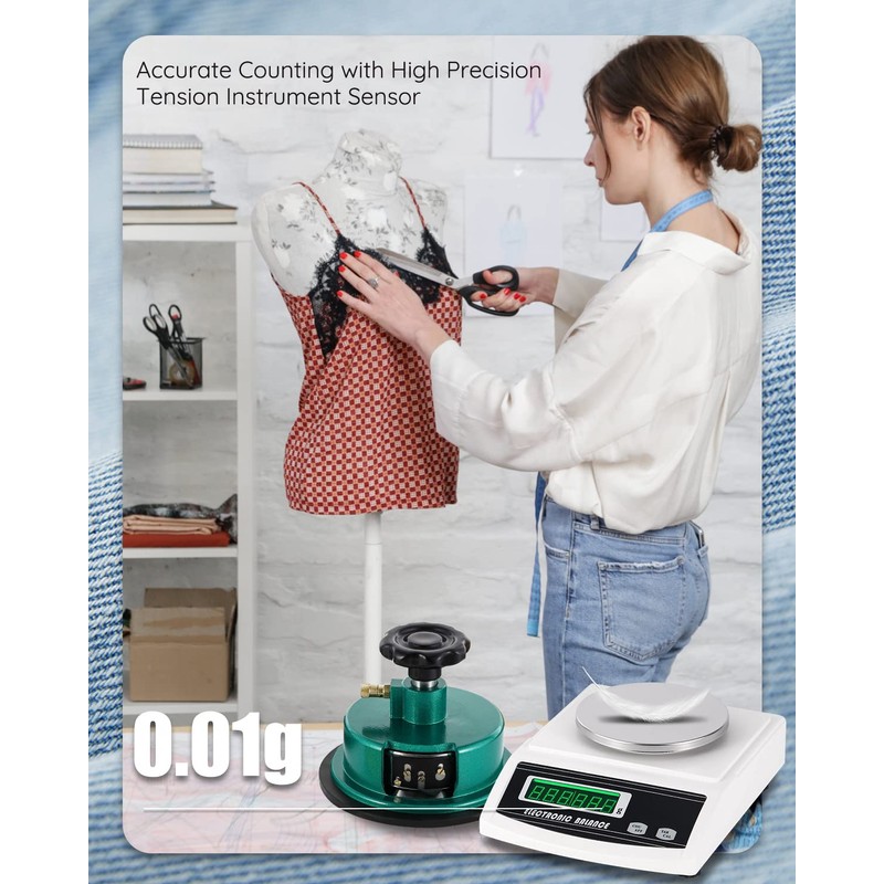 NEWTRY 1000g/0.01g Electronic Fabric GSM Scale Digital Textile Weight Balance
