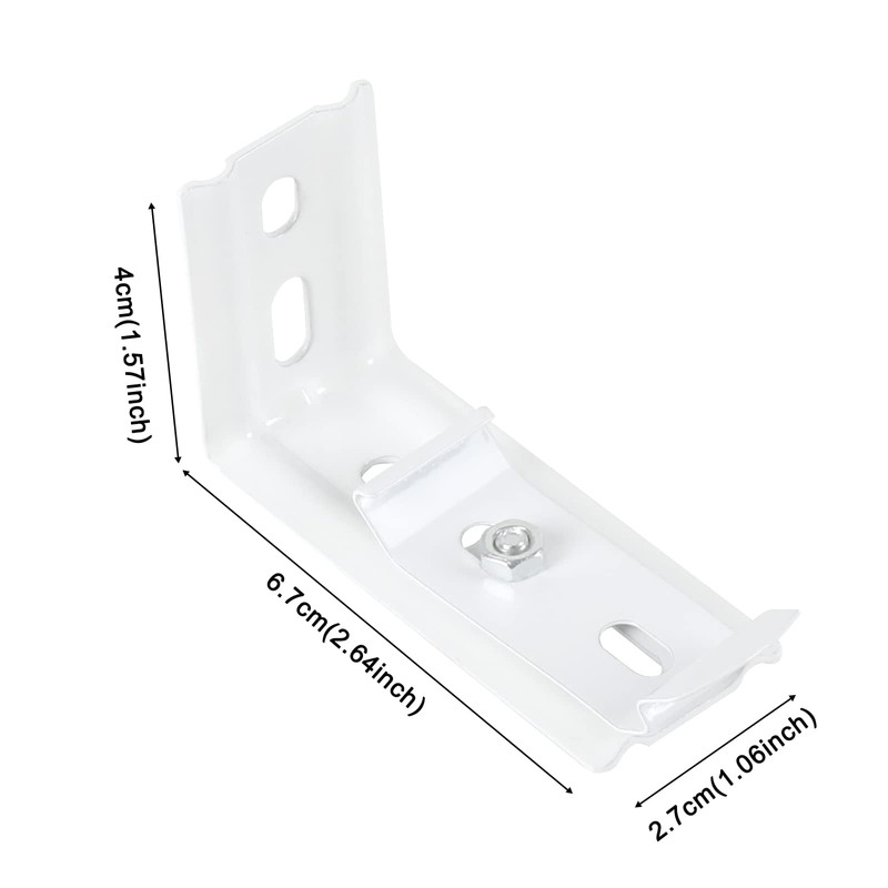 Allbright Zebra Roller Window Blinds Mount Hardware Bracket and Installation
