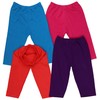 ToBeInStyle paquete de 4 pantalones capri casuales de color liso