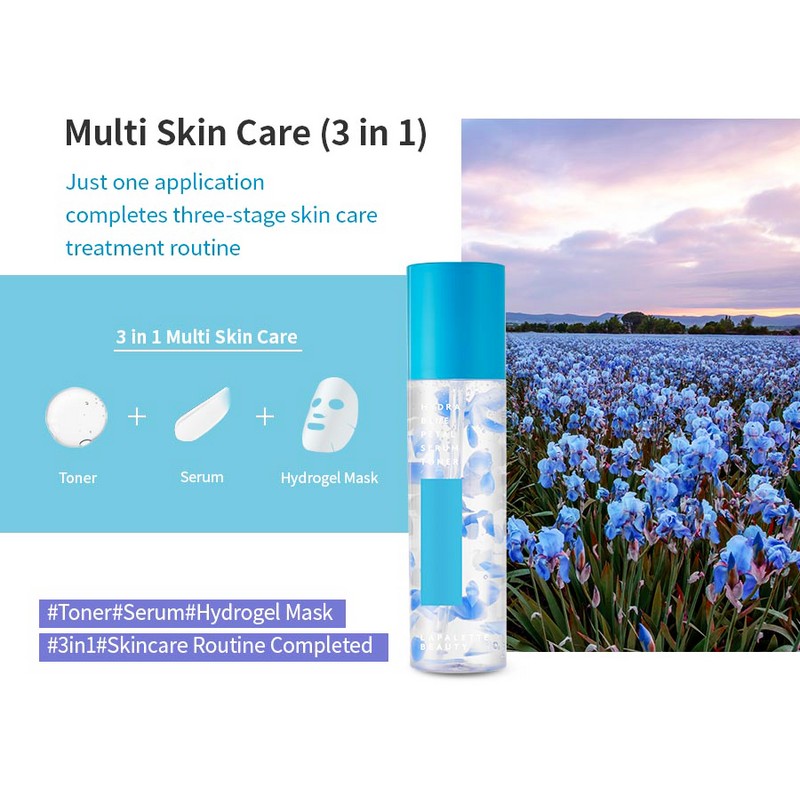 Lapalette Beauty | Hydra Blue Petal Serum Toner 100ml -