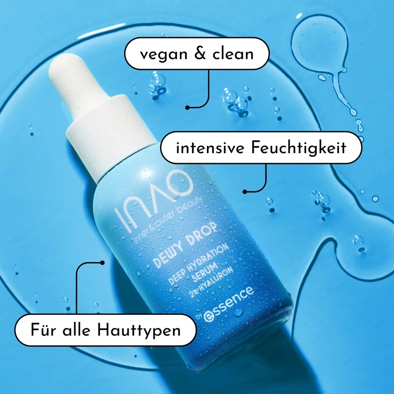 Inao Dewy Drop Deep Hydration Moisturising Serum with 2% Hyaluronic