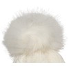 styleBreaker Ladies Knitted Pom Pom Hat with Ribbed Pattern and