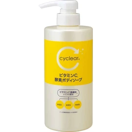 Kumano Oil and Fat Cyclear Vitamin C Enzyme Body Soap, 16.9 fl oz (500 ml)