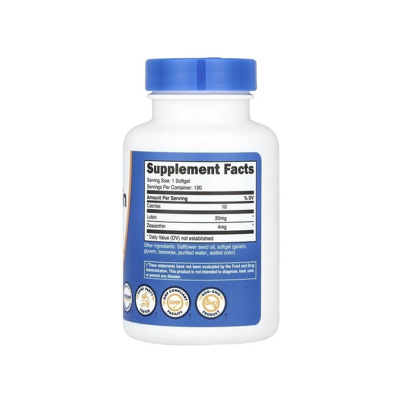 Nutricost, containing zeaxanthin and lutein, 120 softgels / Nutricost (뉴트리코스트),