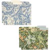 The Gifted Stationary 12 Pack William Morris Floral File Folders,