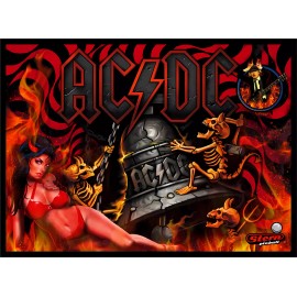 Stern AC DC ACDC Pinball Machine Custom DevilGirl With Bell Translite