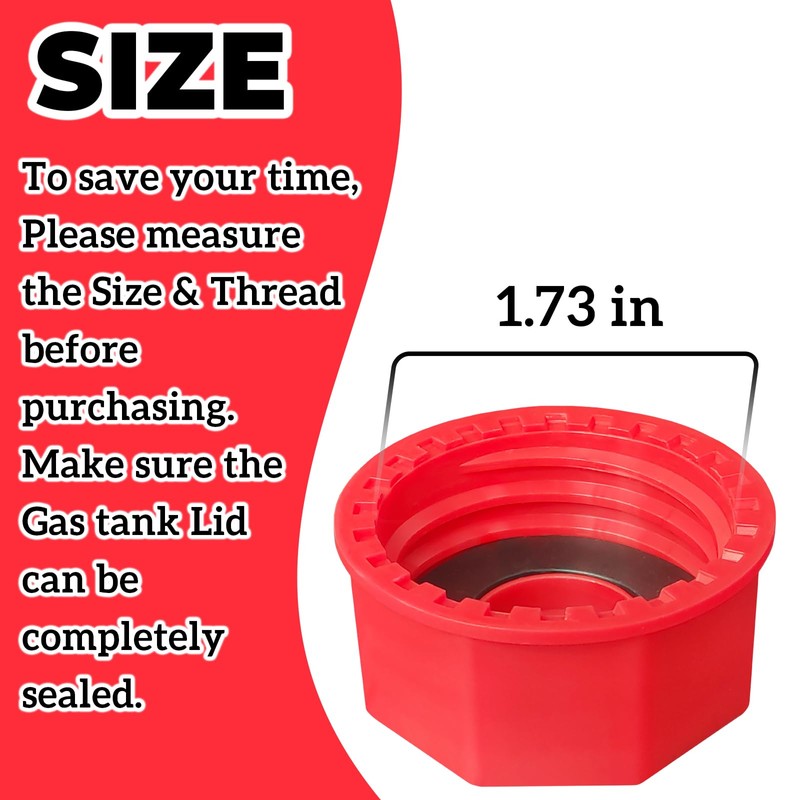 Thickened Gas Can Caps (4 Pack) For 5 gallon Replacement