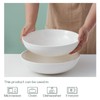 DOWAN 11.5" Large Serving Bowls, 3.2 Qt White Bowls, Serving