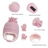UTTPLL Conjunto de gorro y guante de invierno para bebé,