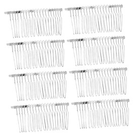 SAFIGLE 8pcs Vintage Bridal Hair Comb Clips Durable Metal Tooth Side Combs for Wedding Hair Styling Charming Retro Accessories for Weddings and Special Events