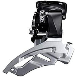 Shimano FD-M2000 Altus 9-speed hybrid front derailleur, conventional swing, dual-pull