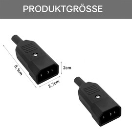 Powice 4 x IEC 320 IEC 320 IEC 320 IEC 320 IEC 320 IEC 320 IEC 320 IEC Power Supply Extension Male Head