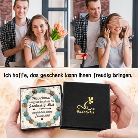 QianSiLi Beautiful gifts for women, bracelet women's beads, elephant, birthday gift for women, gift for girlfriend, best friend, grandma, sister, aunt, mum, colleague, mother-in-law, bff, Pietra Pink,