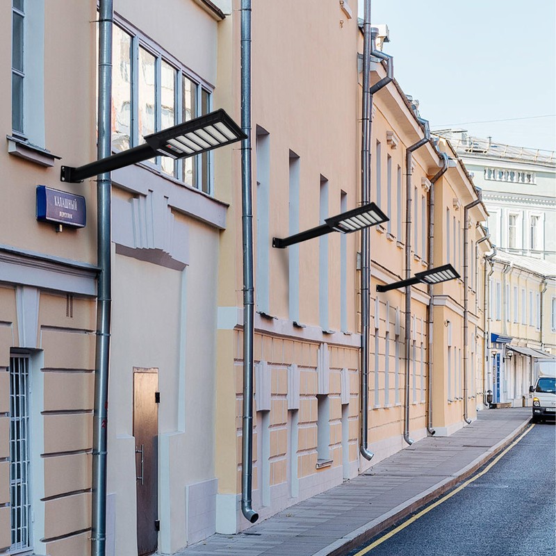 Light Pole Mount, Solar Lighting Mounting Bracket Extension Pole Kit,