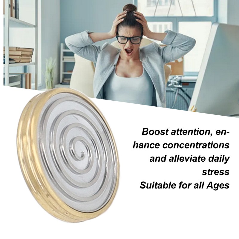 Desktop Fingertip Rotating Toy Metal Desk Finger Rotating Stress Relief