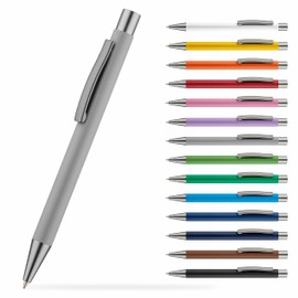 #teamludorf Omega Ballpoint Pen with Rubberised Grip - Comfortable Writing Feeling - Pen Available in 14 Colours - High Quality and Stable