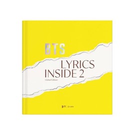 Letras de BTS INSIDE 2 – Mercancía oficial de BTS, 10 amadas canciones de BTS interpretaciones completas (El momento más hermoso de la vida serie y álbum de prueba), mercancía Kpop, idea de regalo de