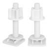 Veemoon 4 Piezas Tornillos De Plástico Para Inodoro Lavadoras De