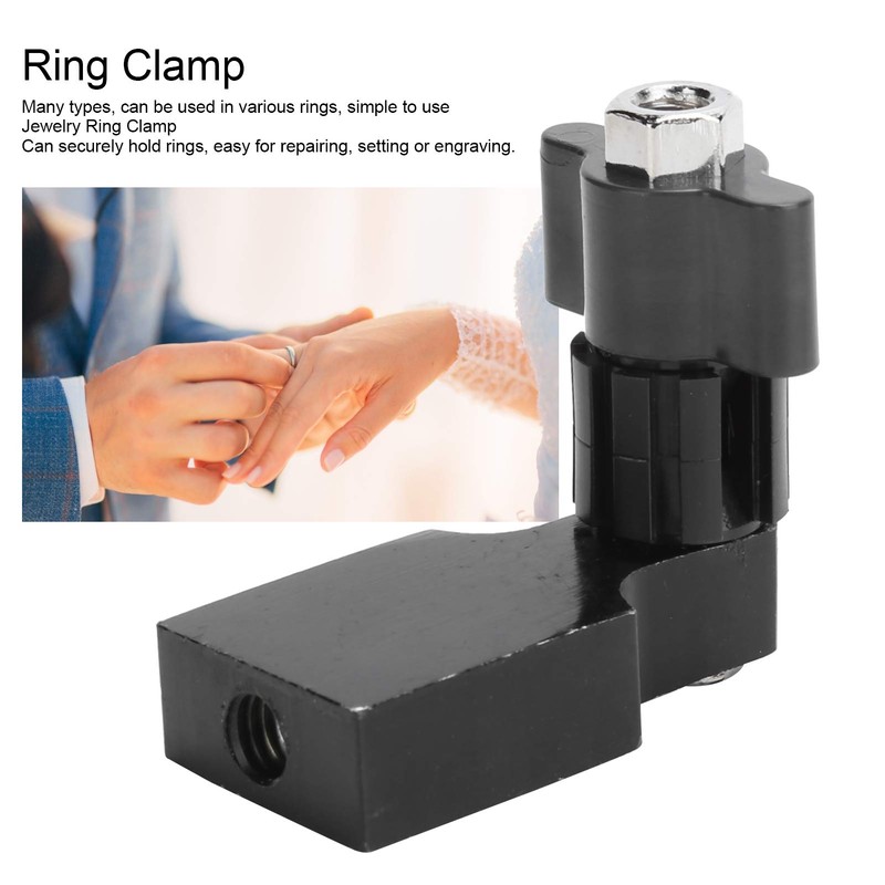 Brrnoo Ring Fixture Clamp Holders, Jewelry Ring Fixed Setting Polishing