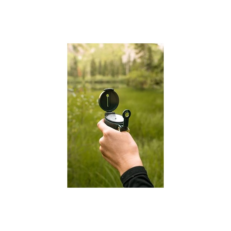 Coghlan's Lensatic Compass for Hiking, Camping, Survival, and Orienteering; Durable,
