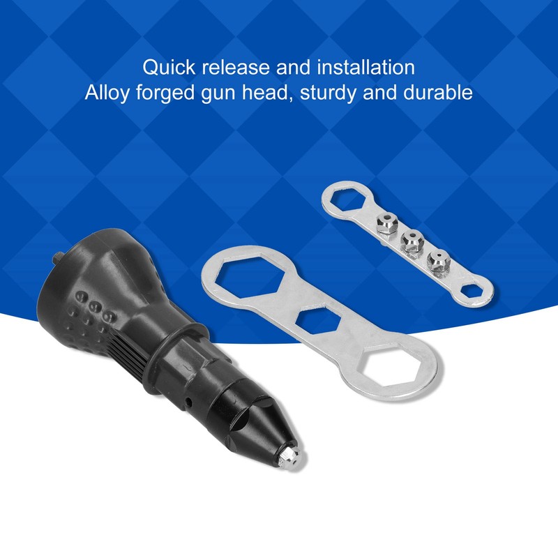 Electric Rivet Nut Gun Drill Adapter Cordless Riveting Adaptor Power