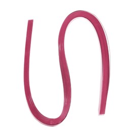 PATIKIL 60pcs Metallic Quilling Strips Paper 3mm(1/8") x 54cm Origami Paper Quilling Kits for Adults Beginner Art DIY Craft Christmas, Rose Red