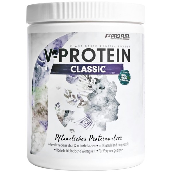 Vegan Protein, Neutral, 600 g, Versatile Natural Protein for Baking and Cooking, 84% Protein Content, High-Quality Pea Protein Free of Aromas and Sweetness