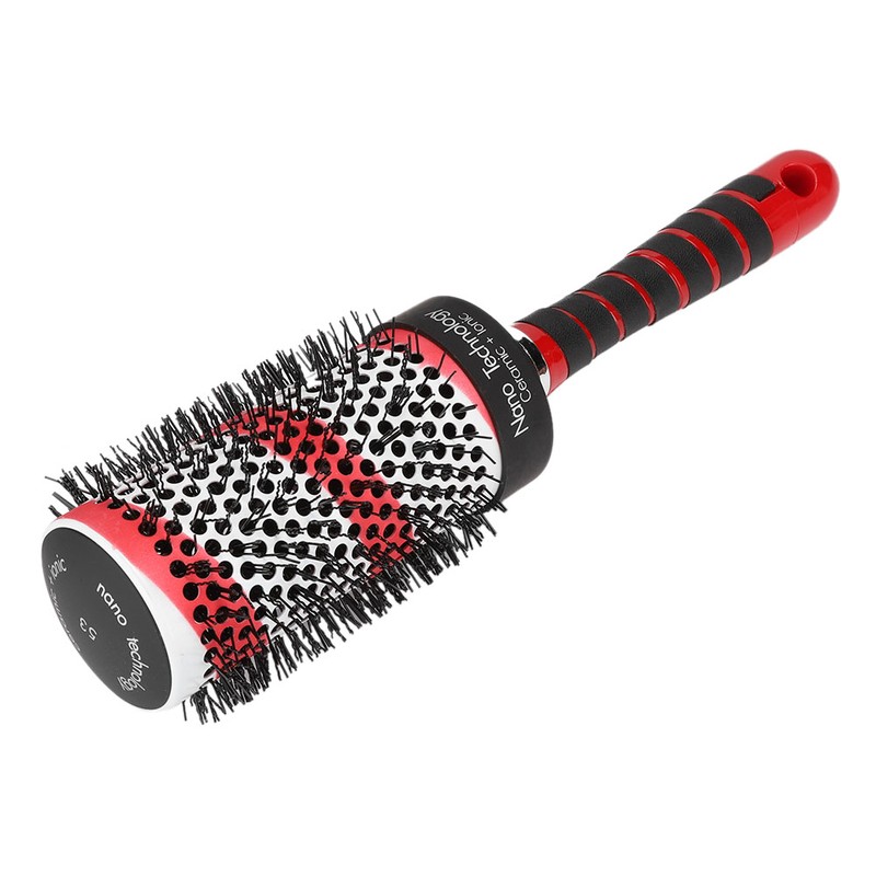 Unisex Ceramic Aluminum Comb Rolling Comb Cylinder Comb Hairstyling Tool