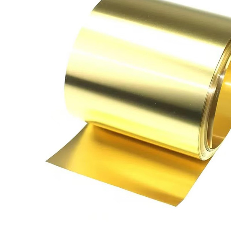 Pure Brass Metal Sheet Foil,Brass Sheet Roll,Brass Thin Foil Roll,0.1MM*20MM*1M