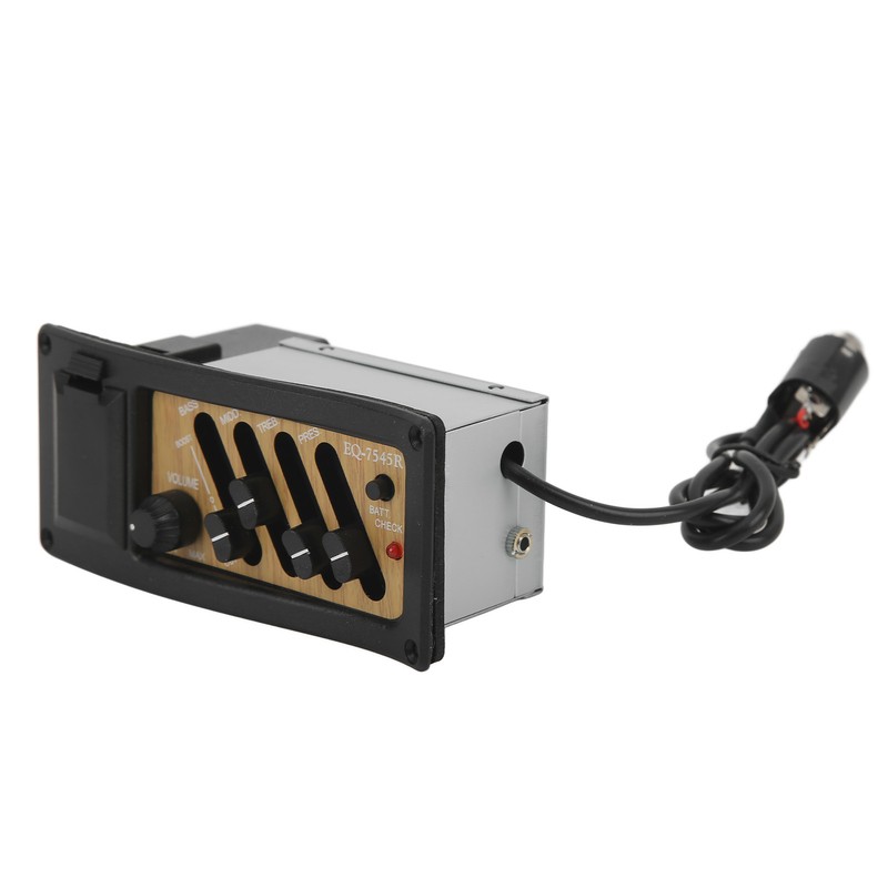 Acoustic Guitar Pickup Preamp Piezo 4 Band EQ Equalizer System
