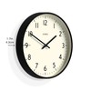 Jones Clocks® Studio Round Wall Clock - Round Clock -