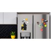 Funny Black Cat Fridge Magnets, Fridge Magnets with Swinging Vase,