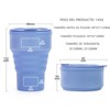 ​​​Taza de Viaje Plegable de Silicona,375 ML ​​Vaso plegable,Reutilizable Tazas