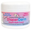 DiaperDerm Baby Diaper Rash Cream Pediatrician Formulated with 5 Ingredients for Gentle, Happy, and Rash-Free Skin Care, 8 oz