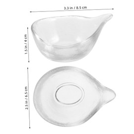 Beavorty Beauty Salons Fruit Acid Brush Mask Conditioning Bowl Soft Fan Shape for Gentle Face