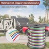 LIMICAR 100-Foot 6-Way Trailer Wiring Harness, 14 Gauge CCA Light