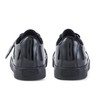 Kickers Junior Girl's Tovni Lacer Patent Leather Trainer, Patent Black,