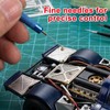 3-Piece Glue Applicator Metal Applicator Needles for Adhesive Dispensing Miniature