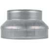 VezoWorks 8" to 6" Inch Duct Pipe Adapter - Galvanized