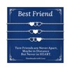 GBTBYS 3 PCS Best Friend Bracelet Heart Matching Sister Friendship